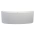 Hydrosystems Metro 66" Free Standing Hydroluxe SS Soaking Tub with Center Drain, Drain Assembly, and Overflow Matte White
