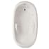 Hydrosystems Kimberly 66" Drop In Acrylic Whirlpool Tub with Reversible Drain, Drain Assembly, and Overflow White