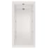 Hydrosystems Lacey 60" Drop In Acrylic Air / Whirlpool Tub with Reversible Drain, Drain Assembly, and Overflow White