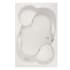 Hydrosystems Makyla 75" Drop In Acrylic Air / Whirlpool Tub with Center Drain, Drain Assembly, and Overflow White