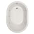 Hydrosystems Malia 60" Drop In Acrylic Air / Whirlpool Tub with Reversible Drain, Drain Assembly, and Overflow White