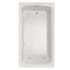 Hydrosystems Melissa 66" Drop In Acrylic Air / Whirlpool Tub with Reversible Drain, Drain Assembly, and Overflow White