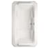 Hydrosystems Mystique 78" Drop In Acrylic Air Tub with Center Drain, Drain Assembly, and Overflow White