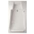 Hydrosystems Premier 75" Drop In Acrylic Soaking Tub with Reversible Drain, Drain Assembly, and Overflow White