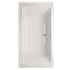 Hydrosystems Rachael 66" Drop In Acrylic Air Tub with Center Drain, Drain Assembly, and Overflow White