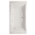 Hydrosystems Rachael 66" Drop In Acrylic Whirlpool Tub with Center Drain, Drain Assembly, and Overflow White