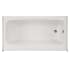 Hydrosystems Regan 72" Three Wall Alcove Acrylic Air Tub with Right Drain, and Overflow White