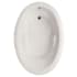 Hydrosystems Riley 72" Drop In Acrylic Soaking Tub with Reversible Drain, Drain Assembly, and Overflow White