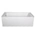 Hydrosystems Shannon 60" Three Wall Alcove Acrylic Soaking Tub with Right Drain, and Overflow White