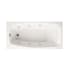 Hydrosystems Solitude 60" Drop In Acrylic Air / Whirlpool Tub with Reversible Drain, Drain Assembly, and Overflow White