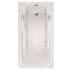 Hydrosystems Studio 60" Drop In Acrylic Whirlpool Tub with Reversible Drain, and Overflow White