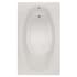 Hydrosystems Studio 72" Drop In Acrylic Air Tub with Reversible Drain, and Overflow White