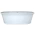 Hydrosystems Tribeca 68" Free Standing Hydroluxe SS Soaking Tub with Center Drain, Drain Assembly, and Overflow Matte White
