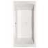 Hydrosystems Versailles 66" Drop In Acrylic Air Tub with Center Drain, Drain Assembly, and Overflow White