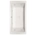 Hydrosystems Versailles 72" Drop In Acrylic Air / Whirlpool Tub with Center Drain, Drain Assembly, and Overflow White