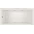 Hydrosystems Marlie 60" Drop In Acrylic Whirlpool Tub with Reversible Drain, Drain Assembly, and Overflow White