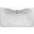 Hydrosystems Studio 72" Drop In Acrylic Whirlpool Tub with Center Drain and Overflow White
