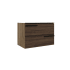 ICO Bath Accent 31" Single Wall Mounted Vanity Cabinet - Less Vanity Top Dark Walnut