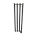 ICO Bath Tuzio Rosendal 10-1/2"W x 37-1/2"H 120 V Plug-In Steel Towel Warmer Brushed Nickel