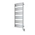 ICO Bath Tuzio Laveno 23-1/2"W x 47-1/2"H Hydronic Steel Towel Warmer Brushed Nickel