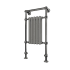 ICO Bath Tuzio Harley 18-1/2" W x 37" H Hydronic Steel Towel Warmer - Valve Set and Installation Kit Not Included Chrome