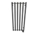 ICO Bath Tuzio Rosendal 16-1/2"W x 37-1/2"H Hydronic Steel Towel Warmer Brushed Nickel