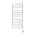 ICO Bath Tuzio Romano 23-1/2"W x 51"H 120 V Hydronic Stainless Steel Towel Warmer Chrome