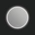 ICO Bath Bennett 30" Diameter Modern Circular Aluminum Frameless Bathroom Wall Mirror with Light N/A