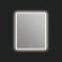 ICO Bath Eden 30" W x 36" H Modern Rectangular Aluminum Framed Bathroom Wall Mirror with Light Brushed Bronze