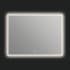 ICO Bath Eden 48" W x 36" H Modern Rectangular Aluminum Framed Bathroom Wall Mirror with Light Brushed Bronze