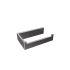 ICO Bath Volkano Erupt Wall Mounted Euro Toilet Paper Holder Brushed Nickel