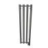 ICO Bath Tuzio Rosendal 10-1/2"W x 37-1/2"H 120 V Hardwired Steel Towel Warmer Brushed Nickel