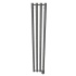ICO Bath Tuzio Rosendal 10-1/2"W x 59"H 120 V Hardwired Steel Towel Warmer Brushed Nickel
