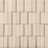 INAX ECOCARAT - Roughsawn - 1" x 3" Rectangle Linear Wall Mosaic Tile - Interior Dry Walls Only - Textured Visual - Sold by Carton (10.47 SF/Carton) Beige