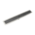 Infinity Drain 60" FFAS 65 Linear Drain Kit with 2 1/2" Wedge Wire Grate Gunmetal
