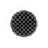 Infinity Drain 5" Round RMD 5 Center Drain Complete Kit with Moor Pattern Decorative Plate with Cast Iron Drain Body for Hot Mop, 2" Outlet Gunmetal