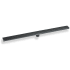 Infinity Drain 36" Site Sizable Low Profile Stainless Steel Linear Drain Kit with 2 1/2" Adhesion Style Grate – Includes PVC Channel, Stop Ends, and Outlet Assembly Gunmetal