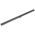 Infinity Drain 60" Site Sizable Stainless Steel Low Profile Linear Drain Kit with 1 1/2" Perforated Offset Slot Grate – Includes PVC Channel, Stop Ends, and Outlet Assembly Gunmetal