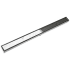 Infinity Drain 96" Site Sizable Stainless Steel Low Profile Linear Drain Kit with 2-1/2" Tile Insert Frame – Includes PVC Channel, Stop Ends, and Outlet Assembly Gunmetal