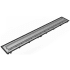 Infinity Drain 42" Complete Universal Infinity Drain Linear Drain Kit with ABS Channel and Tile Insert Grate Satin Stainless