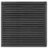 Infinity Drain 5" x 5" Premium Center Drain Kit with Wedge Wire Pattern Decorative Plate – Includes Cast Iron Drain Body for Hot Mop with 2" Outlet Gunmetal