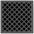 Infinity Drain 5" x 5" Premium Center Drain Kit with Criss-Cross Pattern Decorative Plate – Includes ABS Drain Body with 2" Outlet Gunmetal