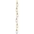 Innovations Lighting Milan 6 Light 8" Wide Multi Light Pendant Brushed Brass / Clear