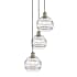 Innovations Lighting Rochester 3 Light 15" Wide Multi Light Pendant Antique Brass / Clear