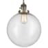 Innovations Lighting Beacon 12" Wide pendant Antique Brass / Seedy
