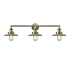 Innovations Lighting Railroad 3 Light 32" Wide Bathroom Vanity Light Antique Brass