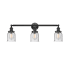 Innovations Lighting Bell 3 Light 30" Wide Commercial Vanity Light Oil Rubbed Bronze / Seedy