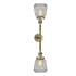 Innovations Lighting Chatham 2 Light 24" Wide Bathroom Vanity Light with Multiple Shade Options Antique Brass / Clear