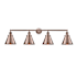 Innovations Lighting Appalachian 4 Light 44" Wide Bathroom Vanity Light Antique Copper