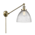 Innovations Lighting Seneca Falls Single Light 16" Tall Bathroom Sconce Antique Brass / Clear